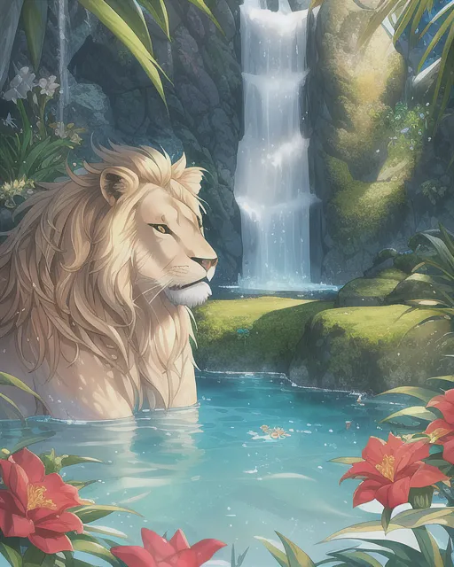 Lion cartoon roaring Royalty Free Vector Image