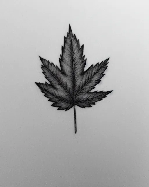 Minimalist foliage tattoo, graphite pencil drawing,  realistic,  natural,  b&w illustration,  fine art