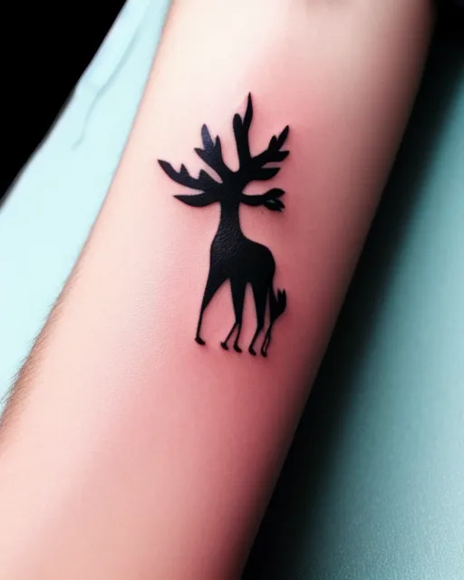 cottage core deer tattoo｜TikTok Search