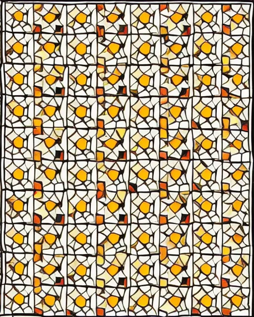 numbers pattern, roman mosaic, fabric pattern, colouring-in sheet