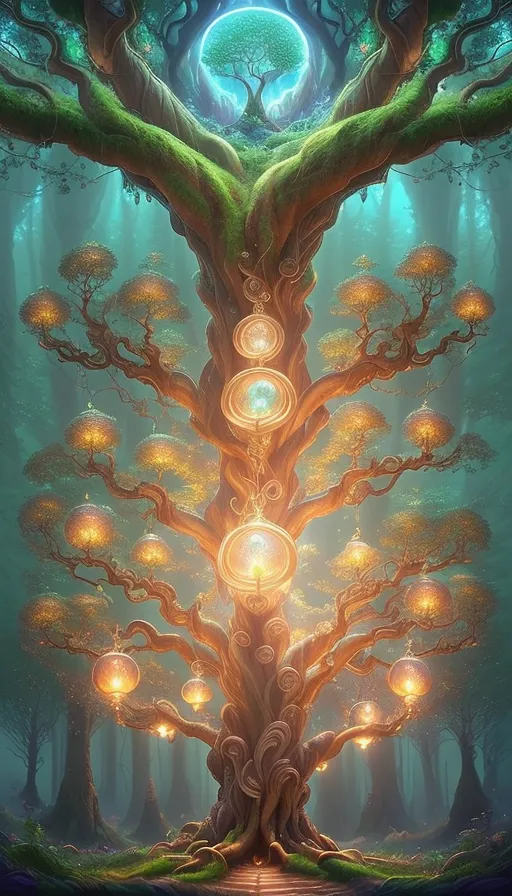 The Wise Mystical Tree' - Made with StarryAI. : r/starryai