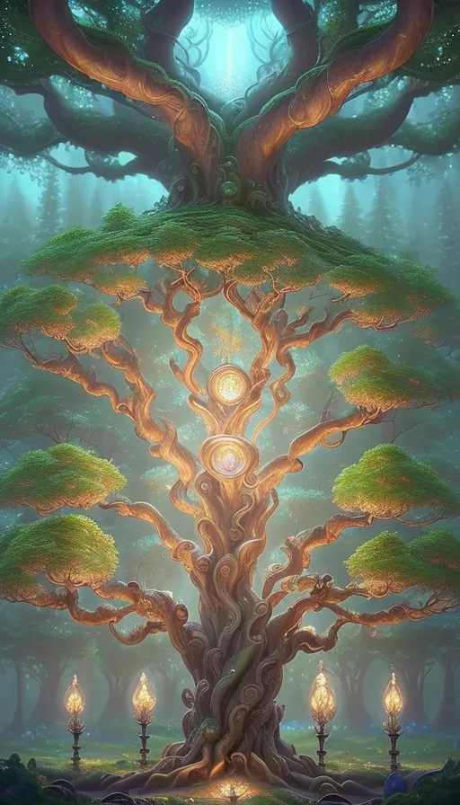 The Wise Mystical Tree' - Made with StarryAI. : r/starryai