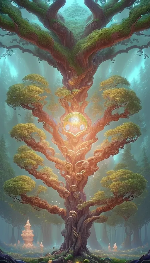 The Wise Mystical Tree' - Made with StarryAI. : r/starryai