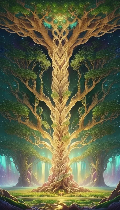 Wise mystical tree by gk14