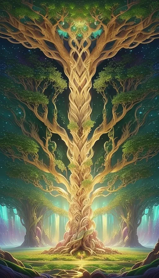 The Wise Mystical Tree' - Made with StarryAI. : r/starryai