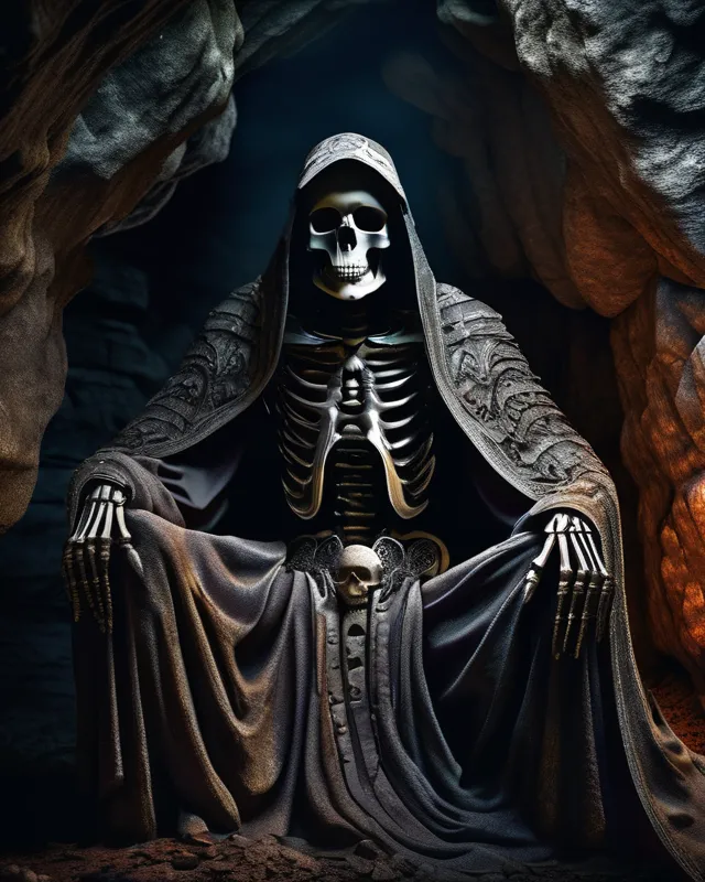 Black Skeleton Hands Grim Reaper, Pirate, Illusion, Goth, Gothic