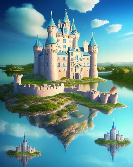 Castle Sky, #starrytober day 14 - Free AI Photo Generator - starryai