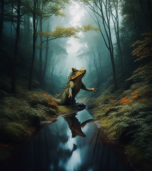 A humanoid creature that looks - Free AI Photo Generator - starryai