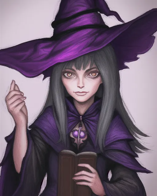 A witch portrait.