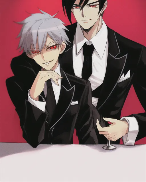 Handsome demon butler - Free AI Photo Generator - starryai