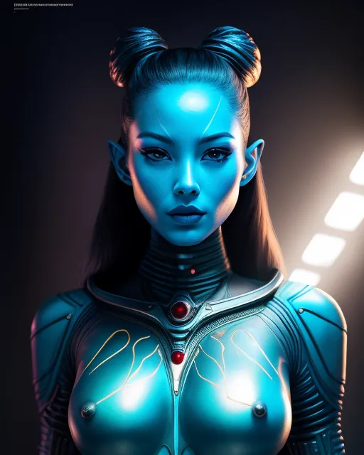 Female Alien from Mars - Free AI Photo Generator - starryai