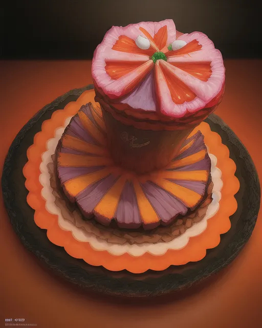 Halloween food in anime style