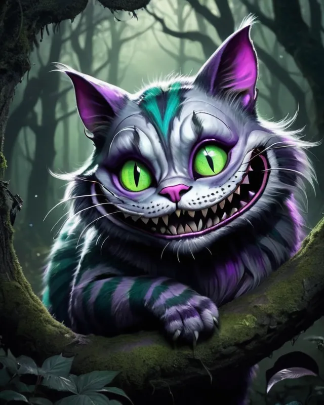 Cheshire Cat - AI Photo Generator - starryai