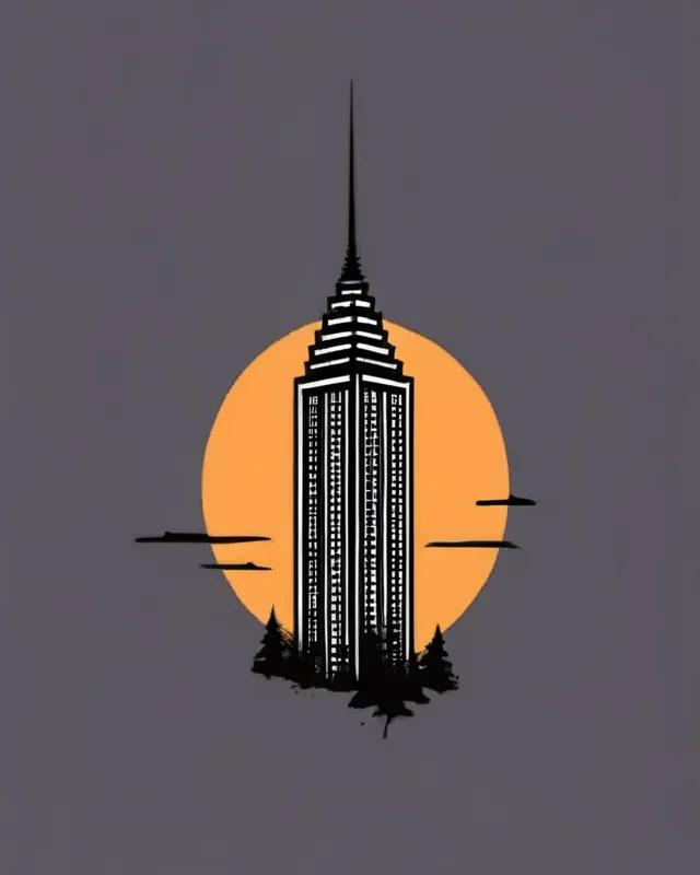 Random Tall Image A Very tall skyscraper - Free AI Photo Generator - starryai