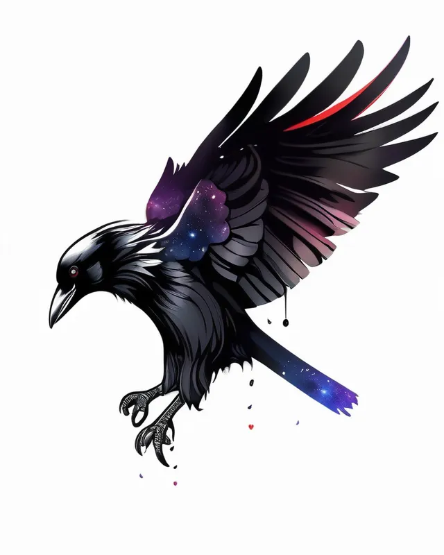 Raven Rose Tattoo