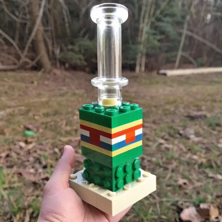 Lego Glass Bong, Lego, Bong - Free AI Photo Generator - starryai