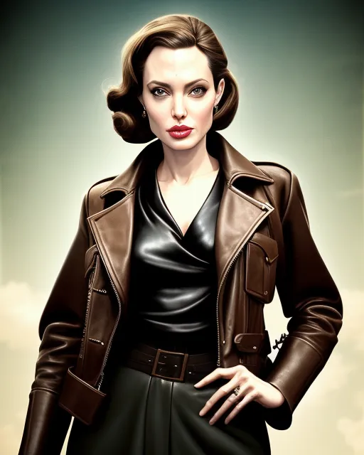 Angelina Jolie Wanted Leather Jacket : Custom Jeans, - Suits - Leather