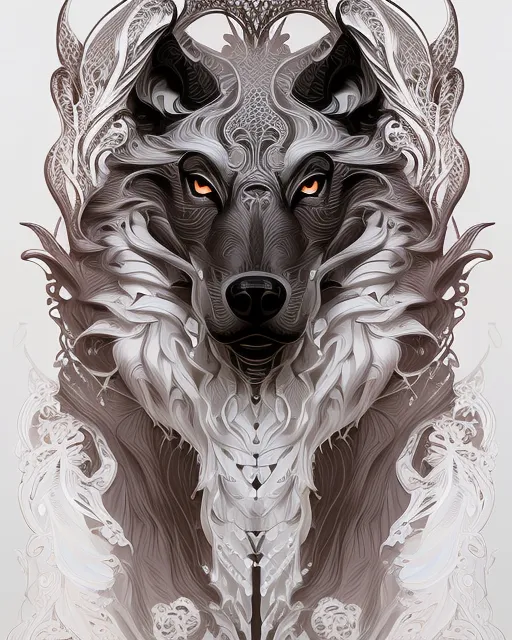 Dire Wolf - AI Photo Generator - starryai