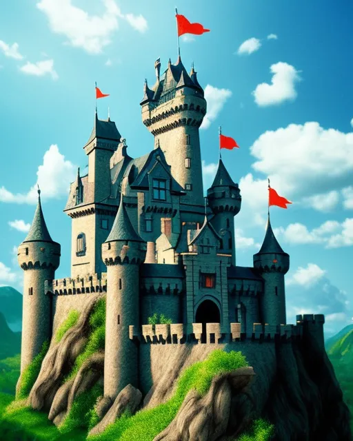 A castle - Free AI Photo Generator - starryai