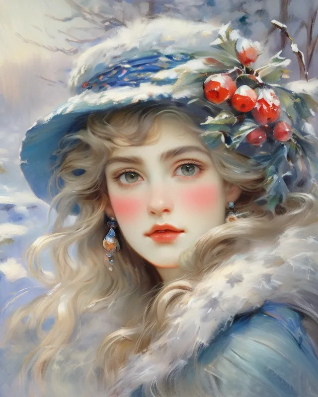 Madame Winter - Free AI Photo Generator - starryai