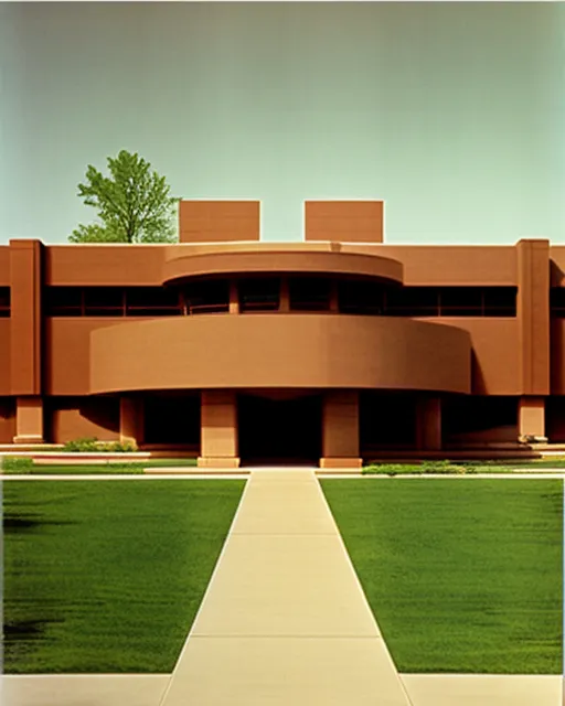 Frank Lloyd Wright Memorial - Free AI Photo Generator - starryai