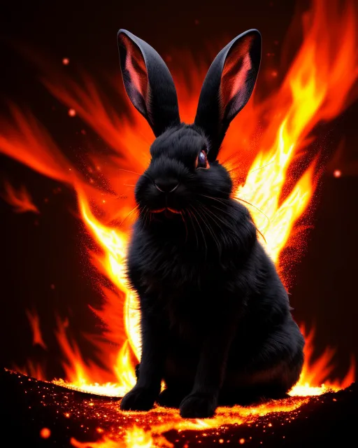 Black Rabbit Print Cotton Fabric | Cloth House • Cloth House