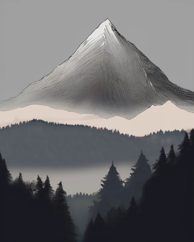 The mysterious mountain....