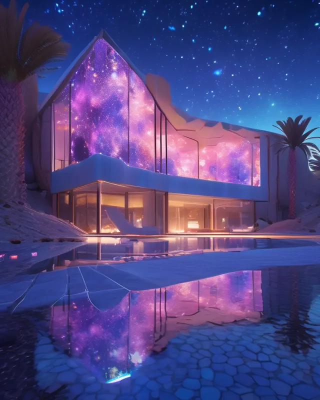 (a large building constructed at - Free AI Photo Generator - starryai