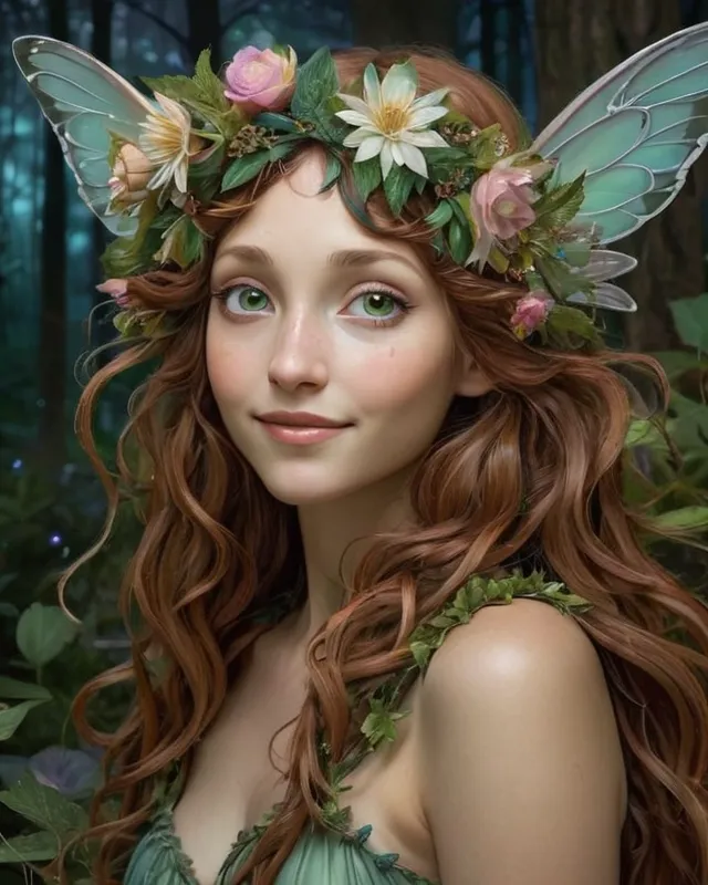 Forest Nymph - AI Photo Generator - starryai