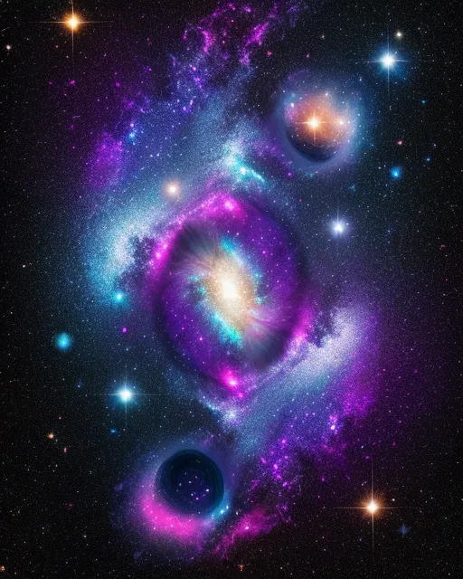 Surreal galaxy - Free AI Photo Generator - starryai