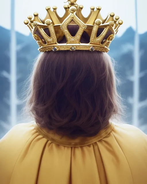 A gold crown 