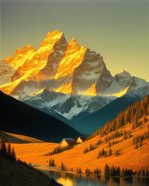 Longing mountains, beautiful hd - Free AI Photo Generator - starryai