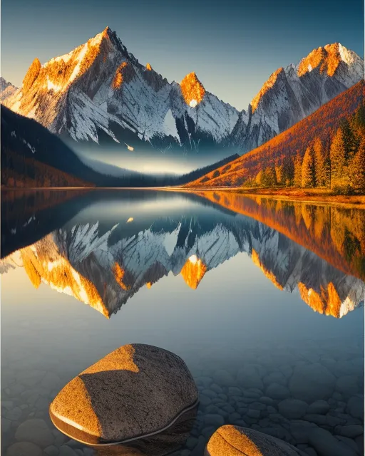 Longing mountains, beautiful hd - Free AI Photo Generator - starryai