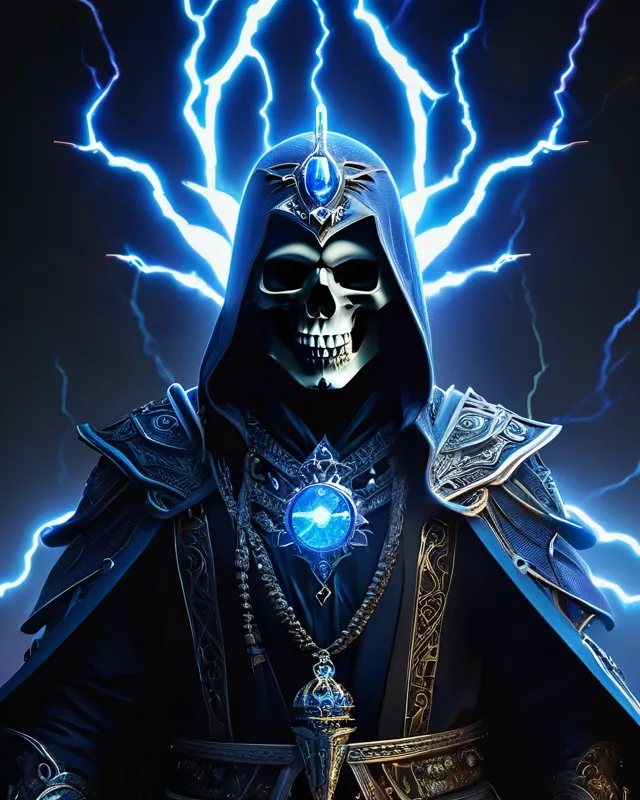 Sorcerer Lich - Free AI Photo Generator - starryai