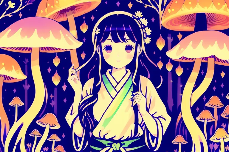 Mushroom Forage - Free AI Photo Generator - starryai