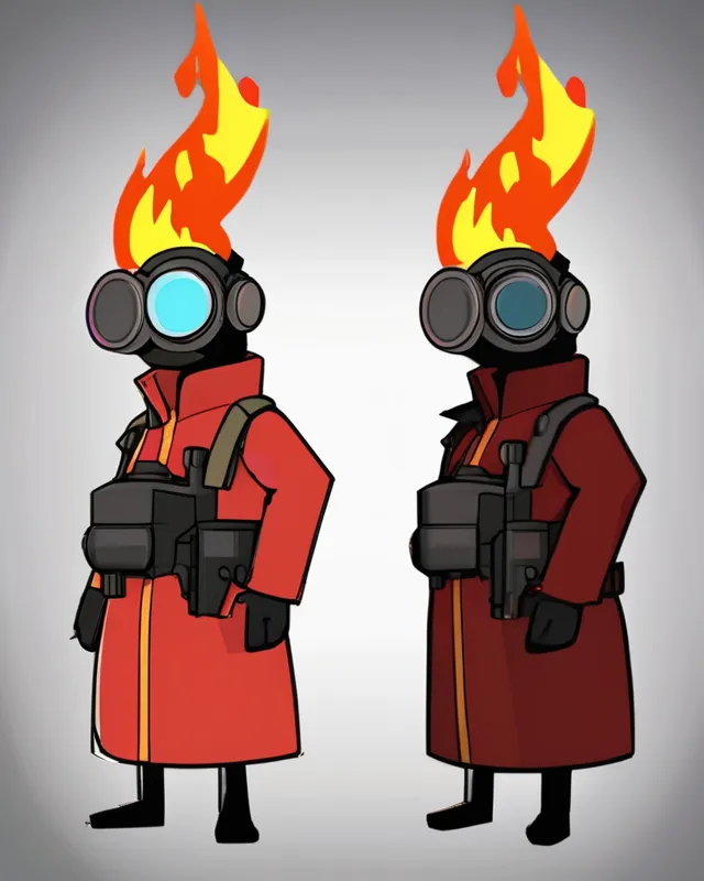 Team fortress two Pyro - Free AI Photo Generator - starryai