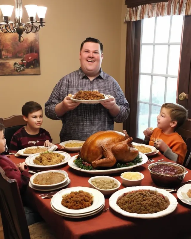 Big Boy hosting a traditional Thanksgiving feast