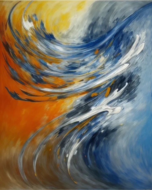 Abstract art, flow movement , - Free AI Photo Generator - starryai