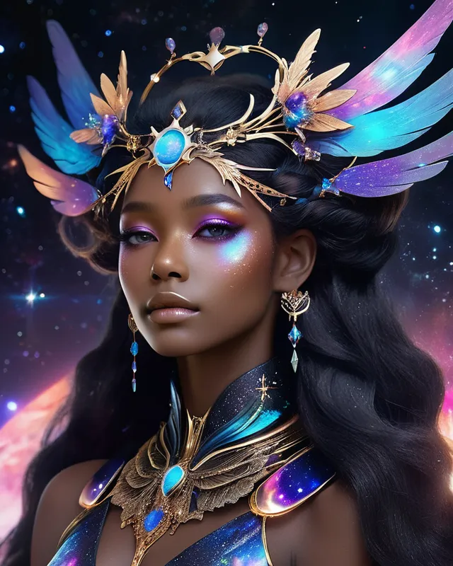 space goddess - Free AI Photo Generator - starryai