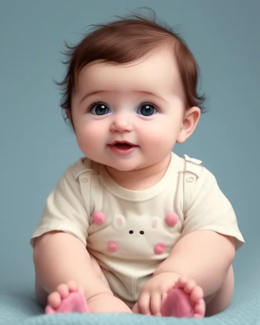 A cute baby