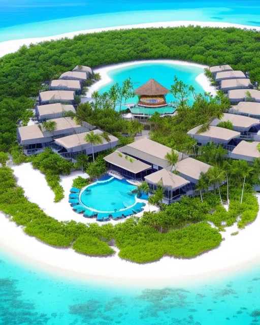 An island resort hotel 