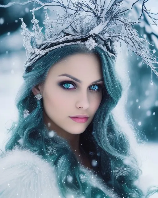 Winter Queens - Free AI Photo Generator - starryai