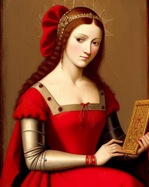 Medieval portrait a beautiful woman - AI Photo Generator - starryai