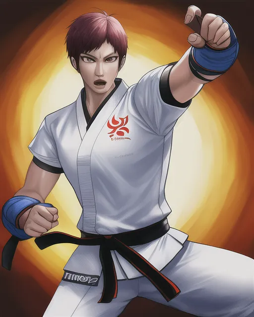 Taekwondo Martial Artist Hwoarang