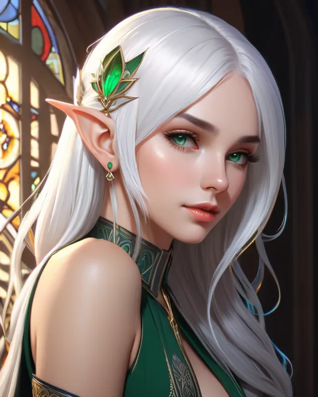 Elven Beauty - AI Photo Generator - starryai