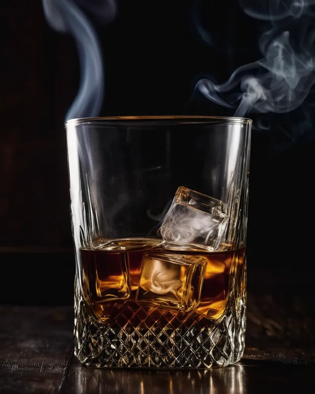 Smoked whiskey