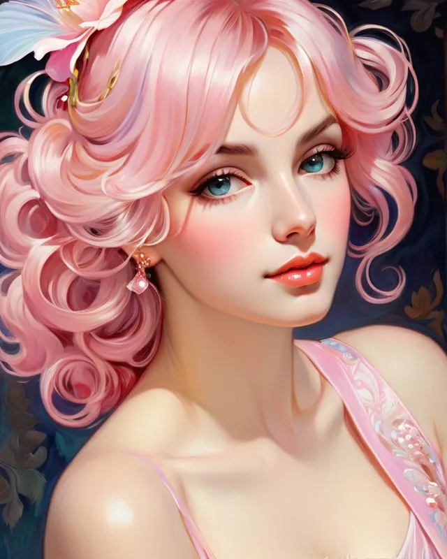 Pretty Pink - Free AI Photo Generator - starryai