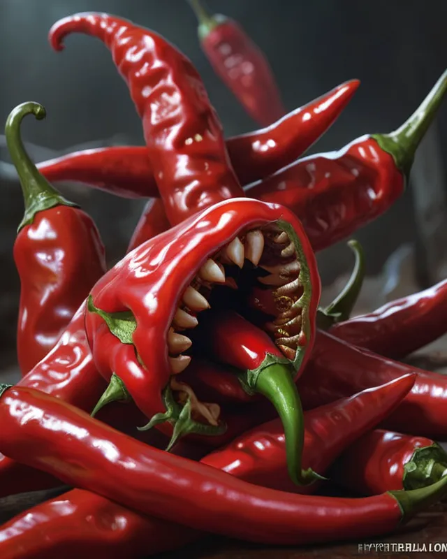 Omg Chillies Of Death Fantasy Art Concept Art Hyper Detailed Seb Mckinnon Hyperrealism 0758