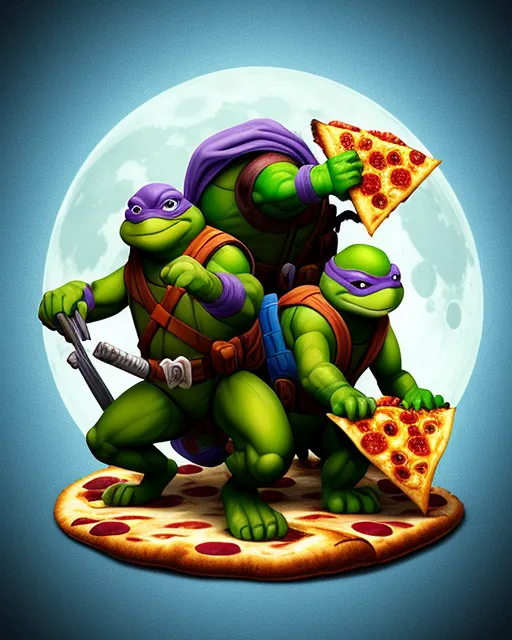 Pizza Ninja  Pizza art, Street art, Cool art