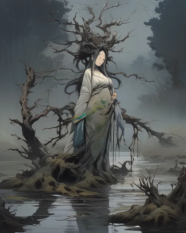 Swamp Goddess - AI Photo Generator - starryai